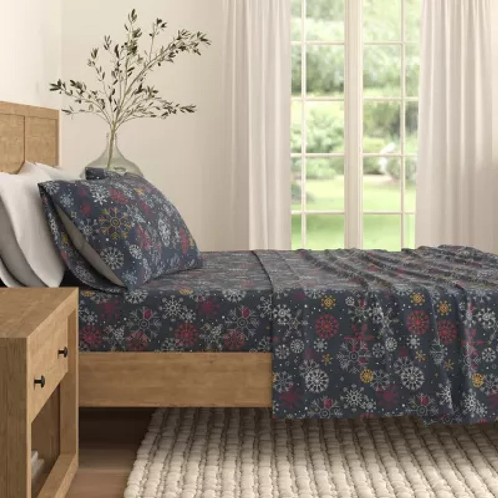 Linery Flannel Lodge Sheet Set