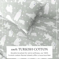 Linery Wild Lodge Flannel Sheet Set