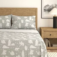 Linery Wild Lodge Flannel Sheet Set