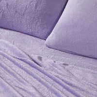 Linery Solid Plush Sheet Set