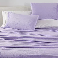 Linery Solid Plush Sheet Set