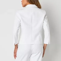 Black Label by Evan-Picone Womens Classic Fit Suit Jacket