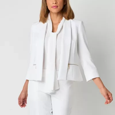 Black Label by Evan-Picone Womens Classic Fit Suit Jacket