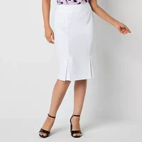 Black Label by Evan-Picone Womens Suit Skirt