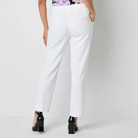 Black Label by Evan-Picone Textured Womens Straight Fit Suit Pant