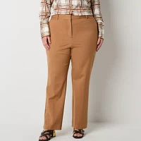 Worthington-Plus Regular Fit Straight Trouser