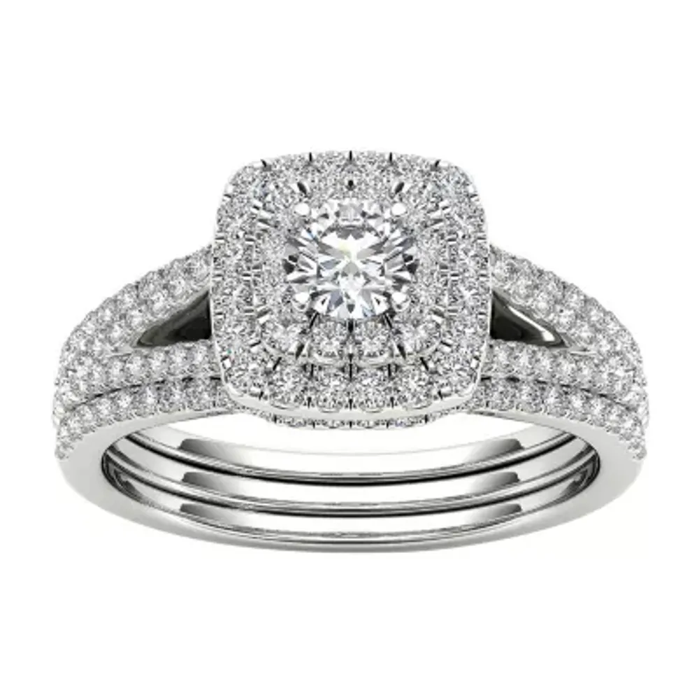 CT.T.W. Natural Diamond 10K Gold Bridal Set