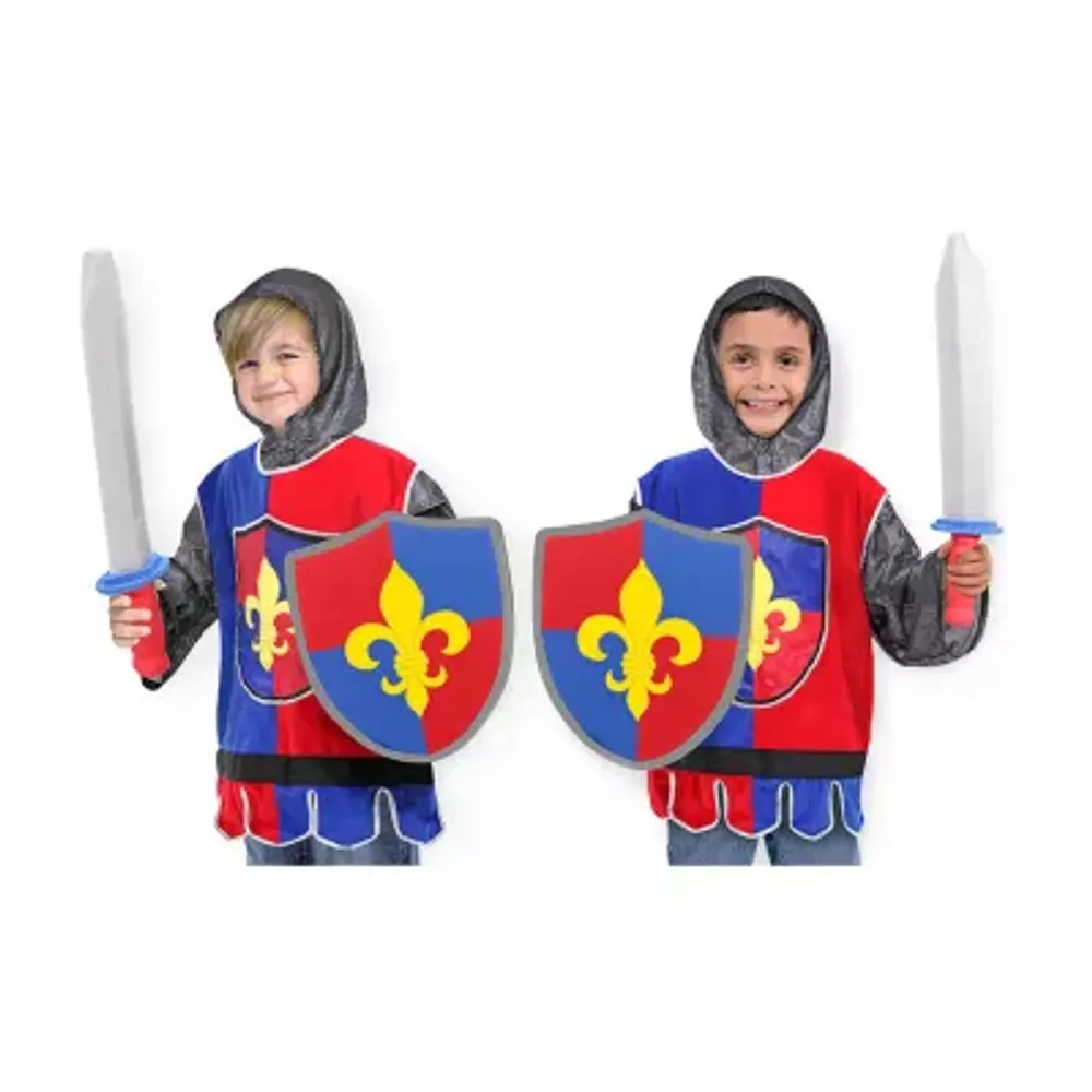 Melissa & Doug Knight Role Play Set Unisex Dress Up Costume