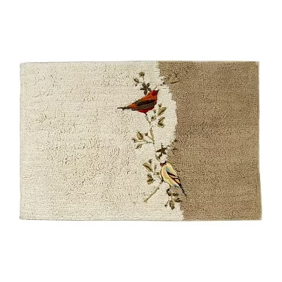 Avanti Gilded Birds Bath Rug