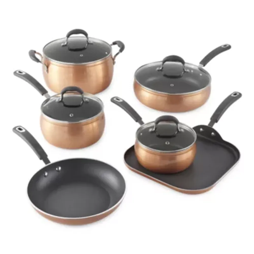 Cooks Contour Belly Diamond 10-PC. Cookware Set