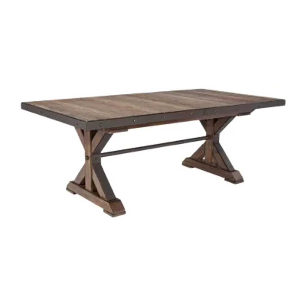 Taos Rectangular Trestle Table