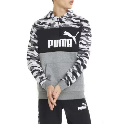 Puma Essentials Camo Mens Long Sleeve Hoodie