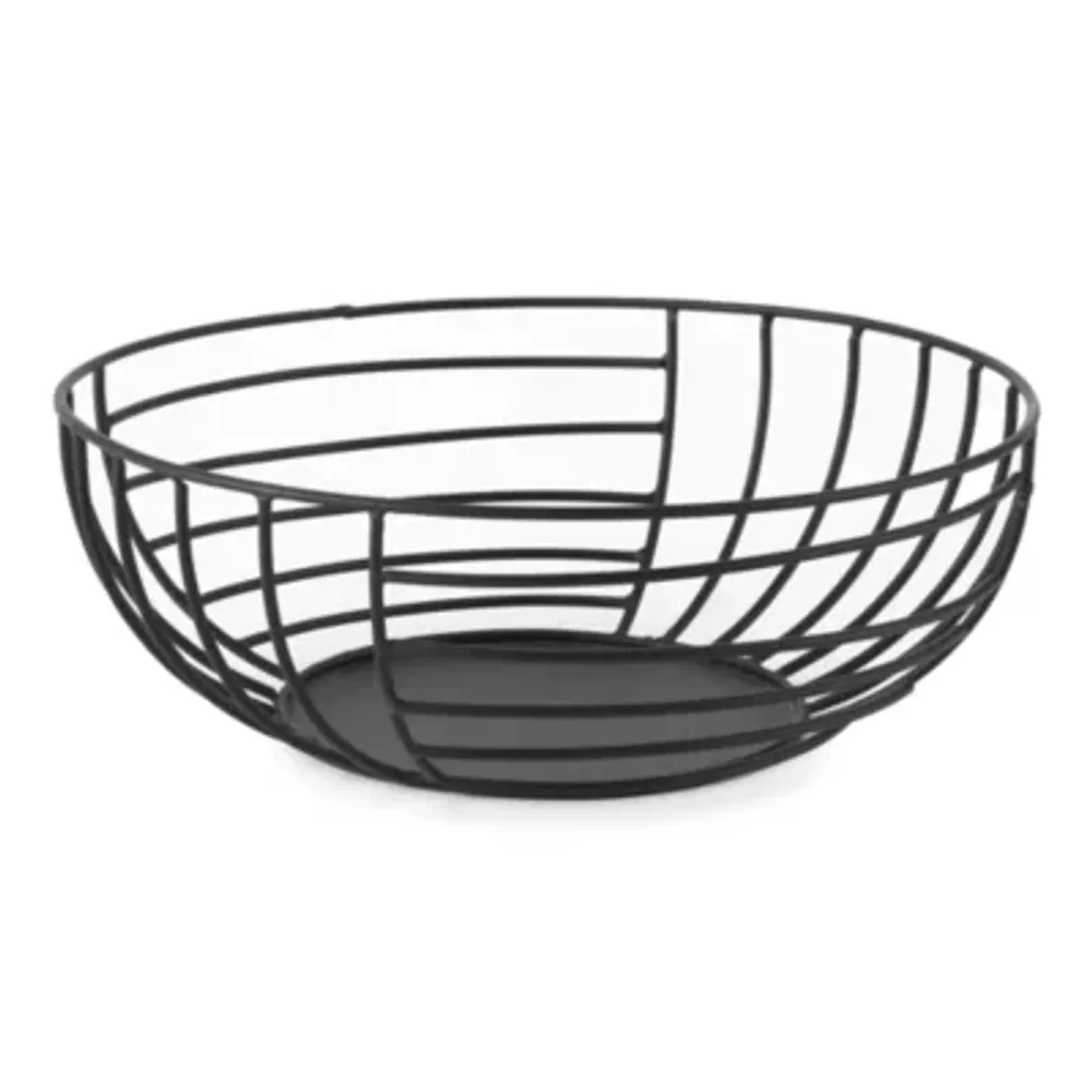 Loom + Forge Metal Round Serving Bowl