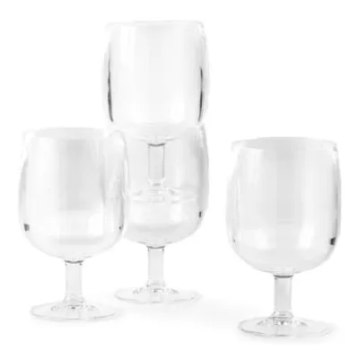 Home Expressions 4-pc. Acrylic Wine Glass