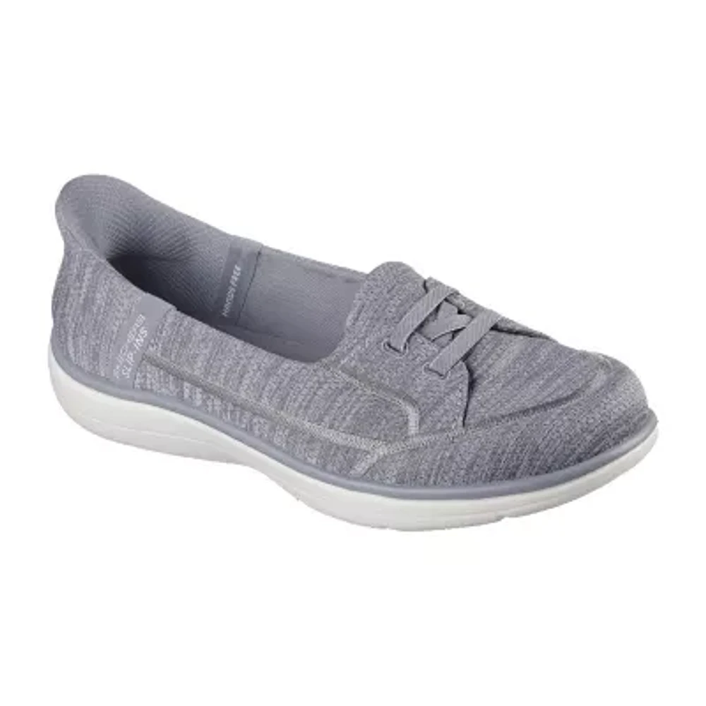 Skechers Hands Free Slip-Ins Womens On The Go Flex Radiant Dreaming-Wide Width Slip-On Shoe