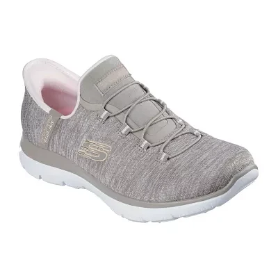 Skechers Womens Summits Everyday Set Slip-On Walking Shoes