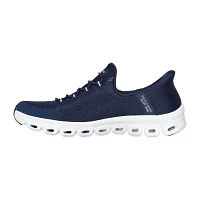 Skechers Womens Glide-Step Pursuit Hands Free Slip-Ins Slip-On Walking Shoes Wide Width