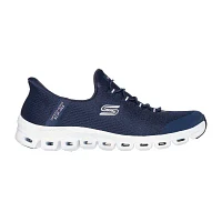 Skechers Womens Glide-Step Pursuit Hands Free Slip-Ins Slip-On Walking Shoes Wide Width