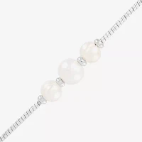 Dyed White Cultured Freshwater Pearl Strand Bracelets