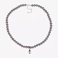 Mens Black 19 Inch Strand Necklace