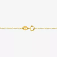Womens Genuine Green Peridot 18K Gold Over Silver Butterfly Pendant Necklaces