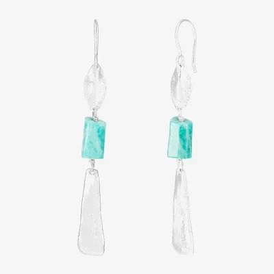 Silpada Green Amazonite Sterling Silver Earring Set