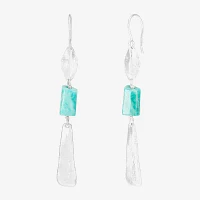 Silpada Green Amazonite Sterling Silver Earring Set