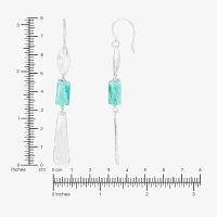 Silpada Green Amazonite Sterling Silver Earring Set