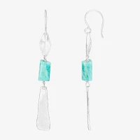 Silpada Green Amazonite Sterling Silver Earring Set