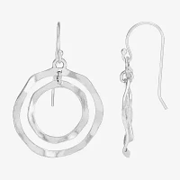 Silpada Sterling Silver Circle Drop Earrings