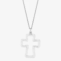 Silpada Womens Sterling Silver Cross Pendant Necklace