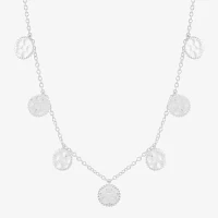 Silpada Womens Sterling Silver Round Pendant Necklace