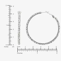 Silpada Sterling Silver 42.3mm Round Hoop Earrings