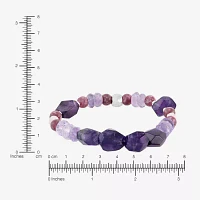 Silpada Purple Stone Sterling Silver Beaded Bracelet