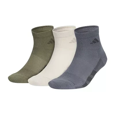 adidas All Day Training 3 Pair Quarter Ankle Socks Mens