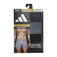 adidas Luxe Comfort Mens 3 Pack Boxer Briefs