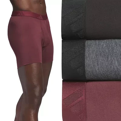 adidas Luxe Comfort Mens 3 Pack Boxer Briefs