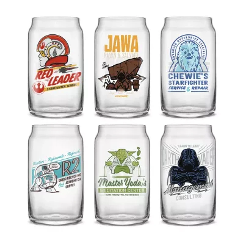 Joyjolt Star Wars Retro 6-pc. Drinkware Set