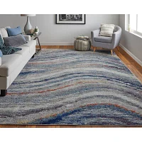 Weave and Wander Adelmo Modern Abstract Indoor Rectangular Area Rug