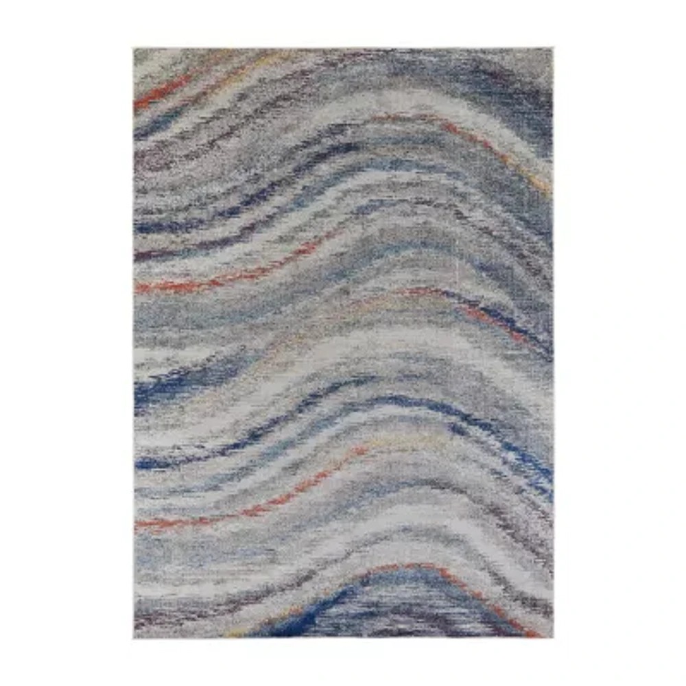 Weave and Wander Adelmo Modern Abstract Indoor Rectangular Area Rug