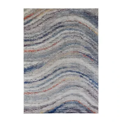 Weave and Wander Adelmo Modern Abstract Indoor Rectangular Area Rug