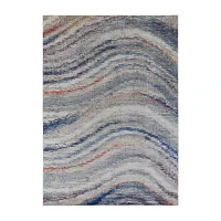 Weave and Wander Adelmo Modern Abstract Indoor Rectangular Area Rug