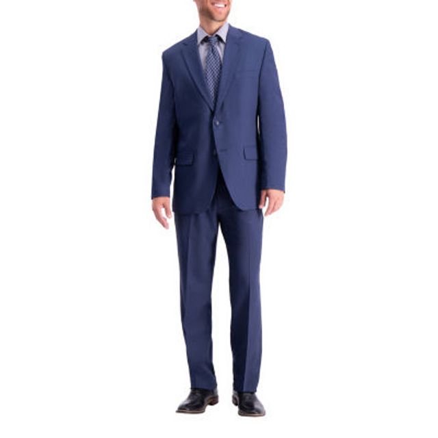 JM Haggar Mens Texture Weave Stretch Slim Fit Suit Separate Coat