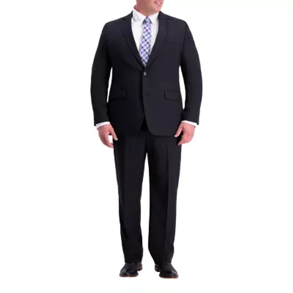 Haggar® Big and Tall Travel Performance Classic Fit Stria Suit Separate Pant
