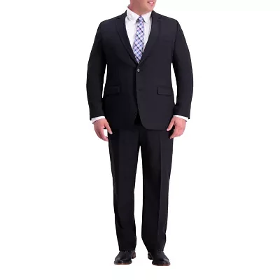 Haggar® Big and Tall Travel Performance Classic Fit Stria Suit Separate Pant