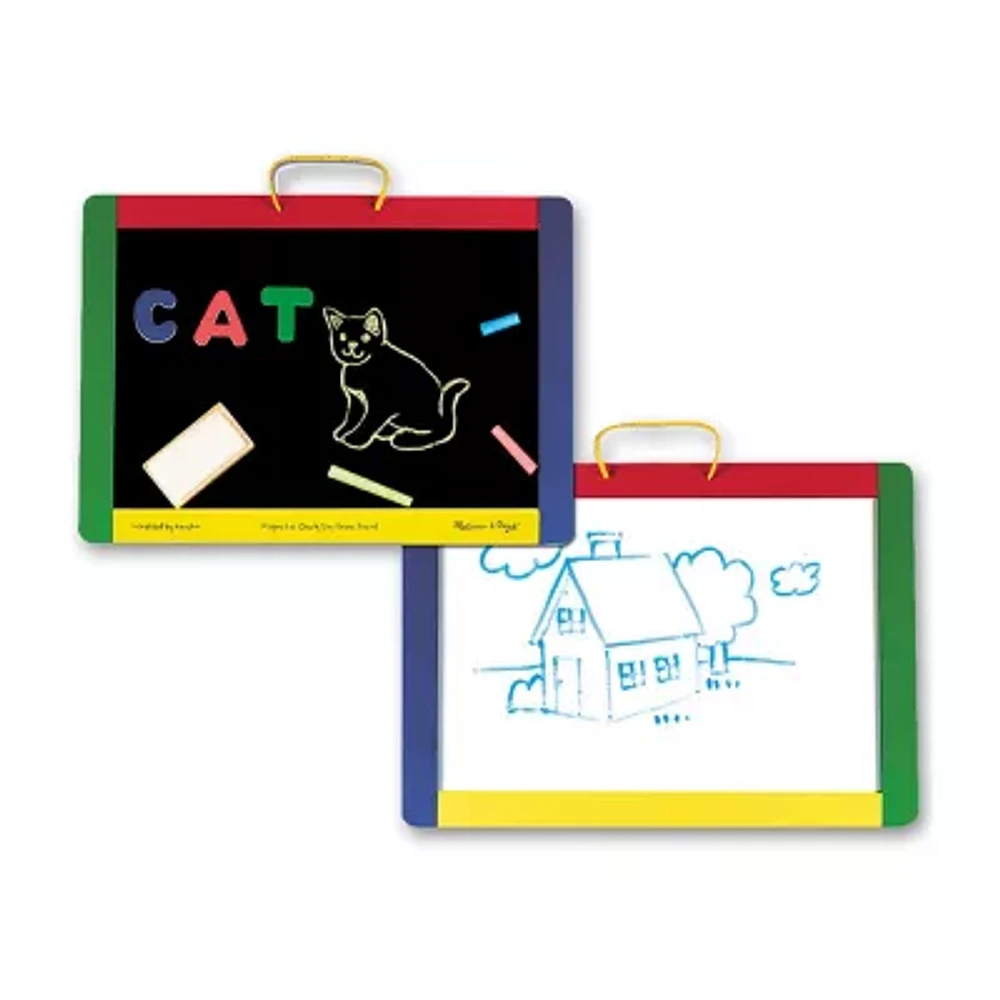 Melissa & Doug Magnetic Chalk & Dry Erase Boards