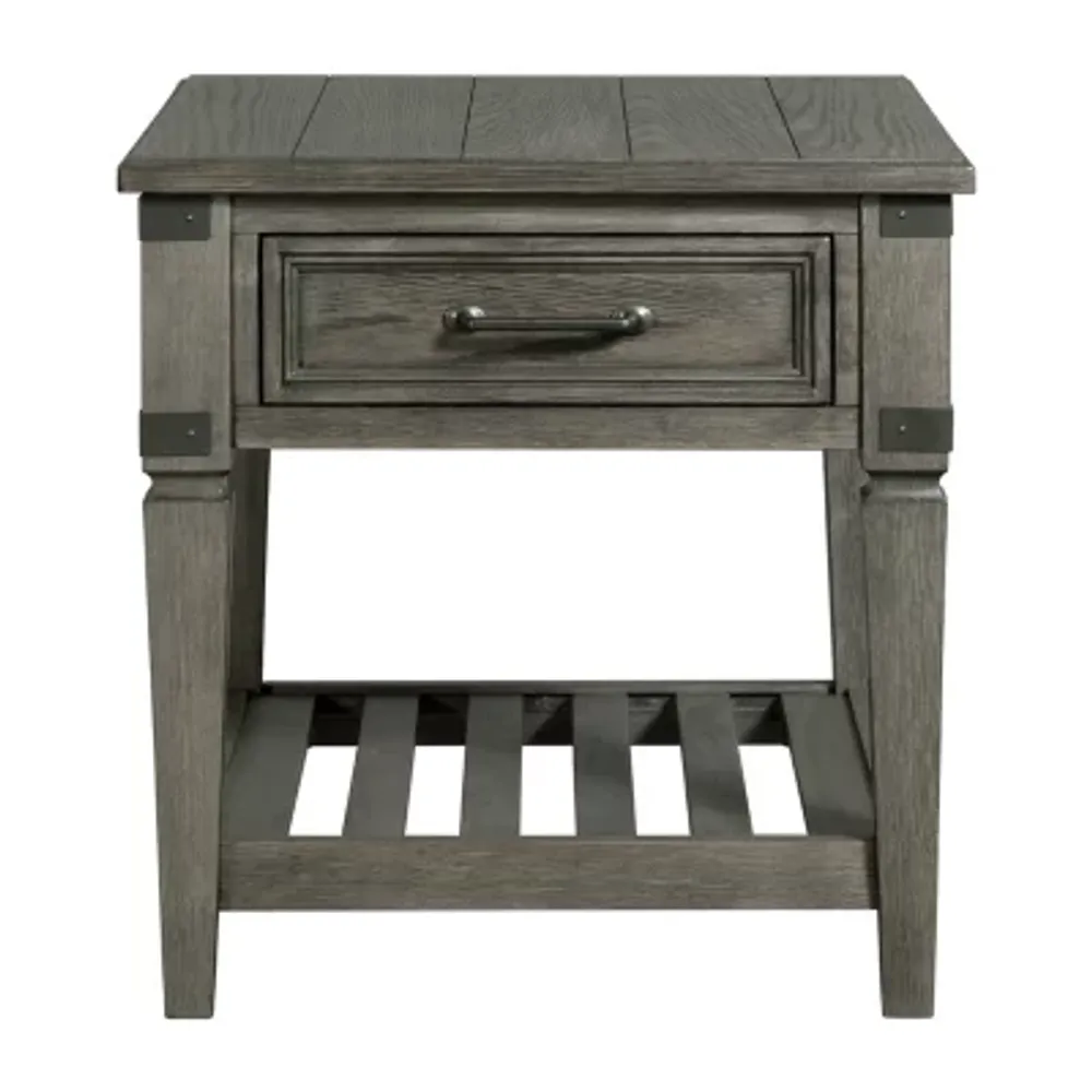 Intercon Incorporated Foundry Living Room Collection 1-Drawer End Table