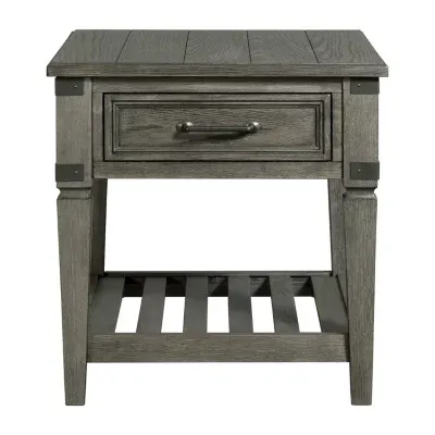 Intercon Incorporated Foundry Living Room Collection 1-Drawer End Table