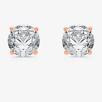 Ever Star (G / SI1-SI2) 1 CT. T.W. Lab-Grown Diamond Round-cut Stud Earring 14K Gold