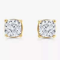 Ever Star (G / Vs2) 2 CT. T.W. Lab Grown White Diamond 14K Gold 14K White Gold Round Cushion Stud Earrings